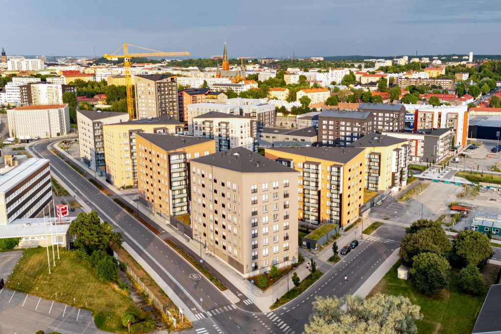 Ilmakuva Turun Kirstinpuiston alueesta